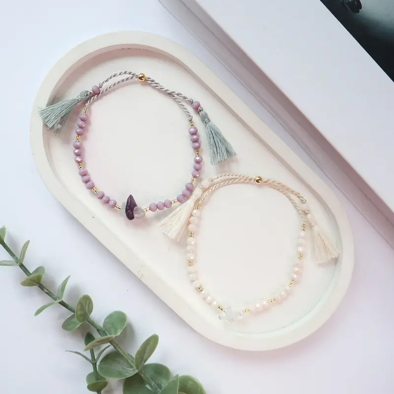 Tamana Bracelet / Gelang Batu Alam / Gelang Tali / Gelang Wanita / Gelang Tipis 1