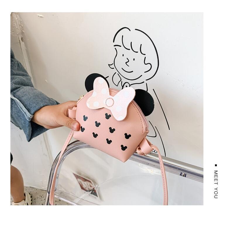 Product Introduction of New Children's Slanted Bow Design, Children's Shoulder Bag, Handbag, Cute and Fashionable 3