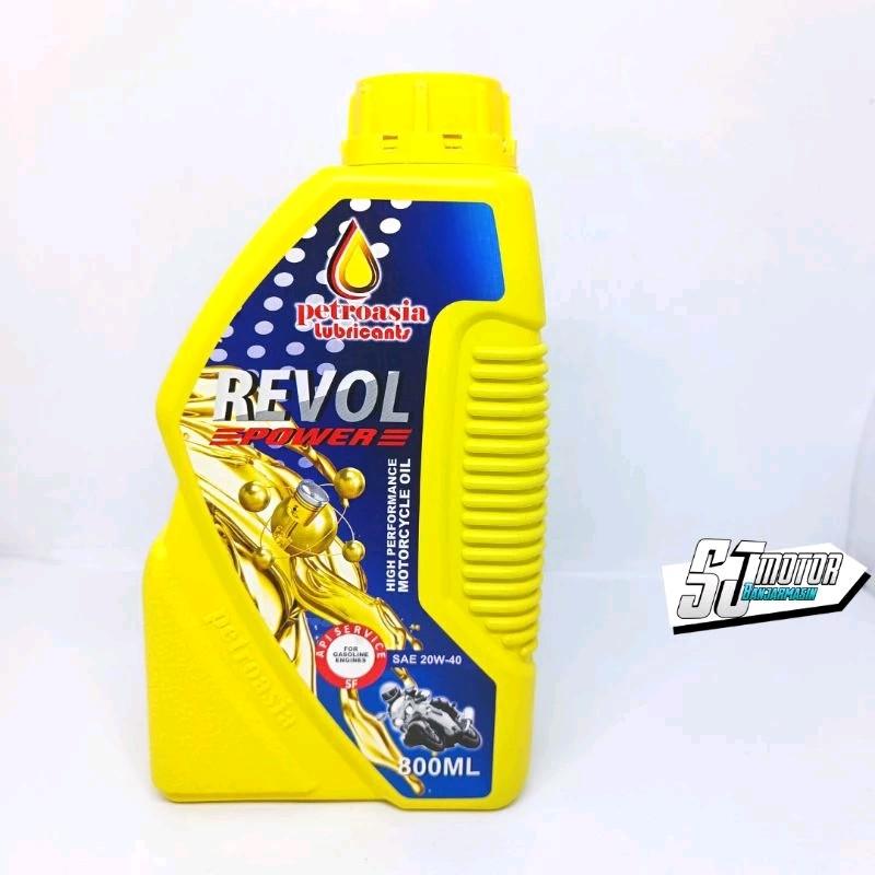 Oli Revol Power 4T Petroasia 20W-40  ( 800 ml ) 0