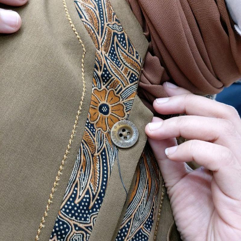 setelan baju kerja wanita model tunik rok A 4