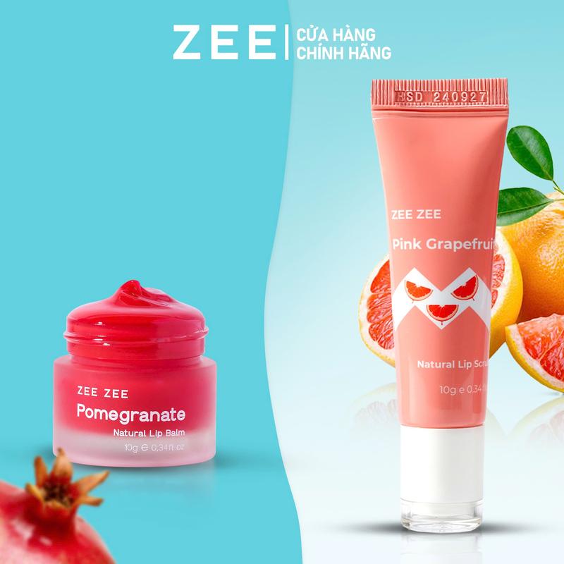 Son Dưỡng Hồng Môi & Tẩy TBC Môi Bưởi Hồng ZEE ZEE Skincare
