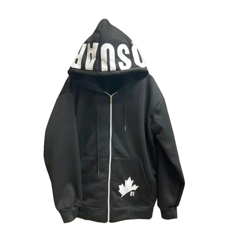 áo hoodie zip nam nữ bản có mũ in chữ hai lớp chất nỉ bông 2024 Menswear  Dài Tay, áo boy phố, áo hoodie nam  HĐ-03