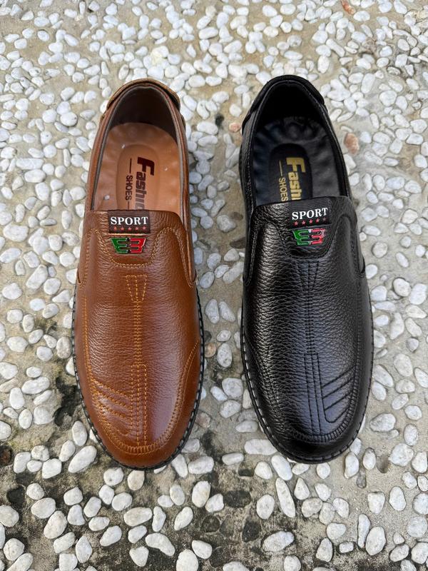 Giay mọi nam da BÒ mềm, dế cao su size 38-43 MDS 2