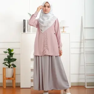 KAFFA BUSANA - Aiza Dress | Dress 2 in 1 | Dress Dewasa | Dress simple