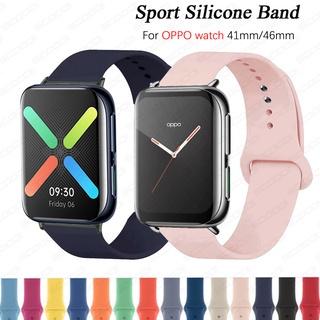 Dây đeo silicon cho OPPO 41mm 46mm đồng hồ thông minh dây đeo cổ tay thể thao