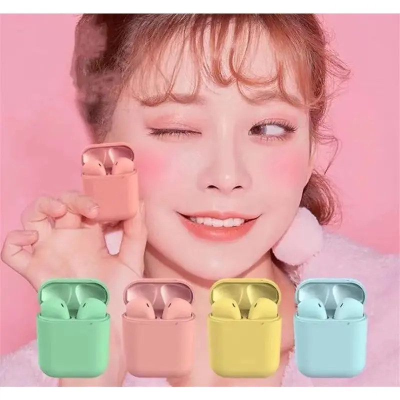 Tai nghe trong vành tai Bluetooth không dây, i12 Tws, Infods, Phiên bản Air 5.0, với tính năng FANG