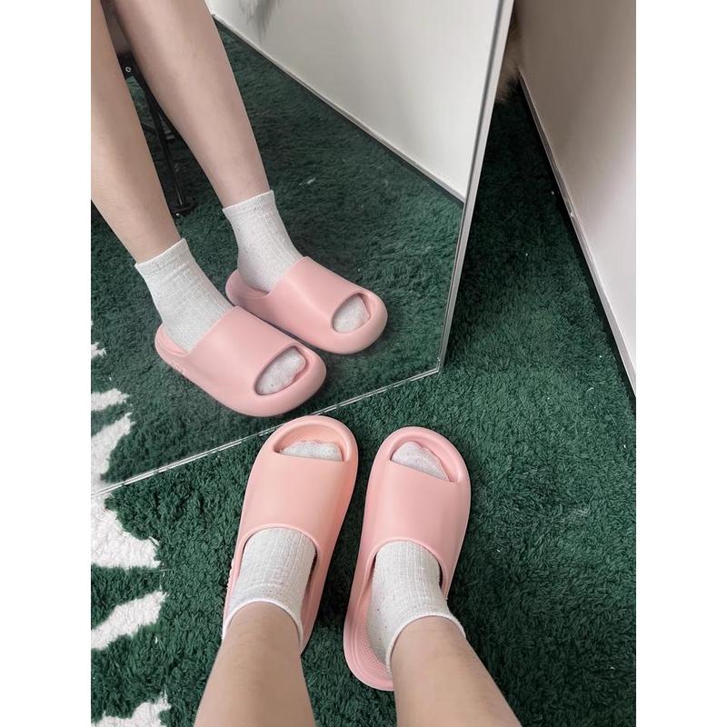 QH  Sandal  Pria Original TERMURAH 100% REAL PIC nyaman dan EMPUK PRIA DAN WANITA Shoes Selop Sendal Hitam 6