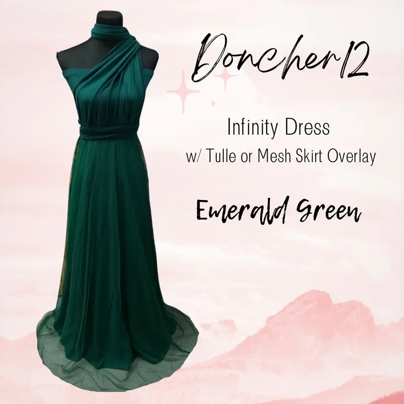 jisoo green dress Infinity Multiway Bridesmaid Dresses Australia main image 1