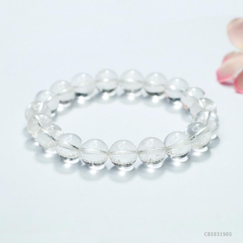 6/8/10/12/14mm Natural Mine Timber 3A Clear Quartz Bracelet Colored ...