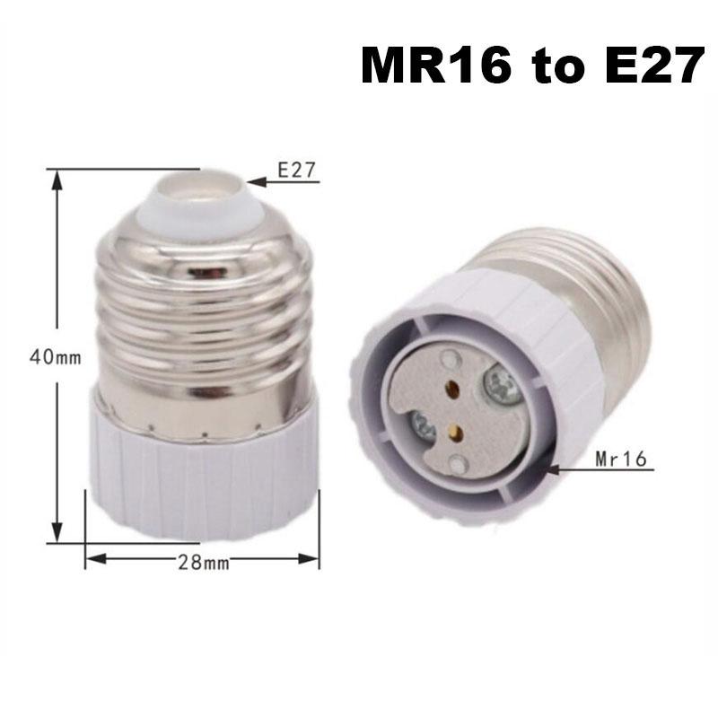 Product Introduction of 2pcs E27 E14 e17 to e40 e27 G24 GU10 E12 B22 MR16 LED lamp base light Adapter Bulb Holder Converter AC power Socket For Corn lamp FEH1SG 109