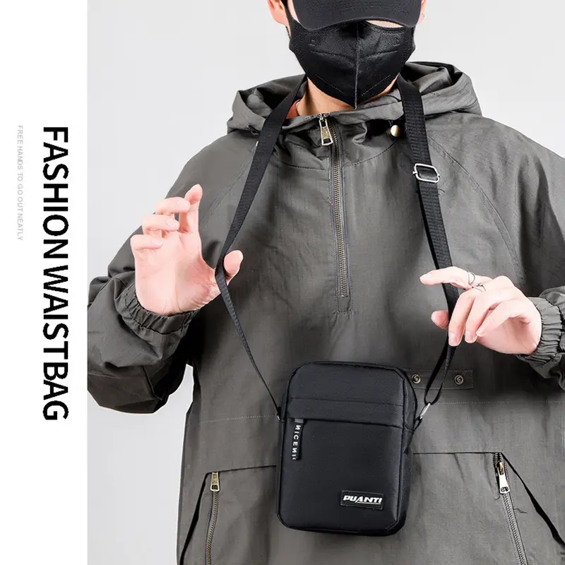 Túi Nam, Chất Liệu Vải Oxford Nylon Mới, Không Thấm Nước, Túi Đeo Vai, Túi Đeo Chéo Thường Ngày Ngang Và Dọc Bag Da 8