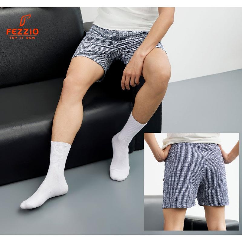  Quần ngủ nam boxer nam thun cotton nhập khẩu mềm mát thương hiệu Fezzio 