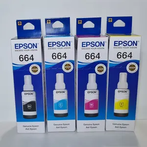 Tinta Printer Epson 664 Original Color L100 L110 L120 L200 L210 L3150 Black Toner