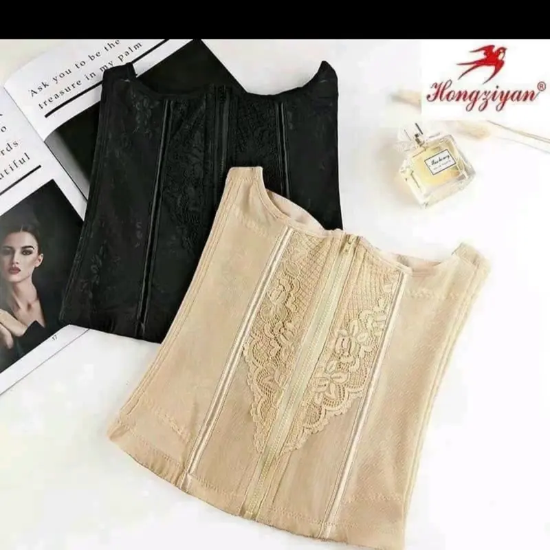 Gen nịt bụng định hình hoạ tiết vải lưới co giãn chống cuộn hàng đẹp nữ gen nịt bụng Women 3