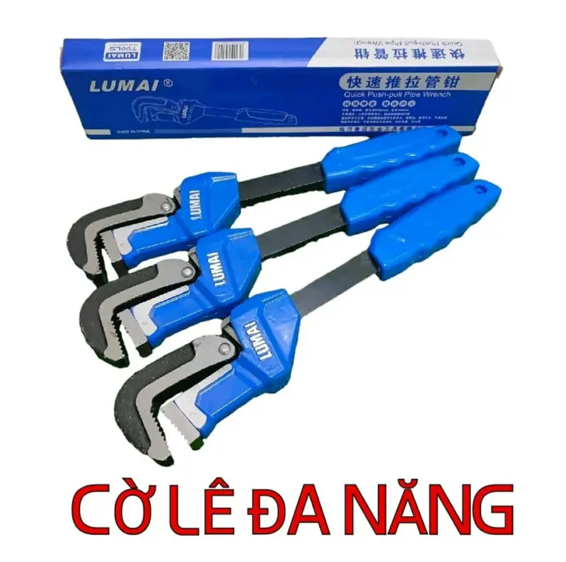 Mỏ lết răng kẹp ( Kìm nước ) LUMAI sử dụng kìm vặn ống nước 10in, bulong đai ốc tiện lợi nhanh chống mỏ  lết 1