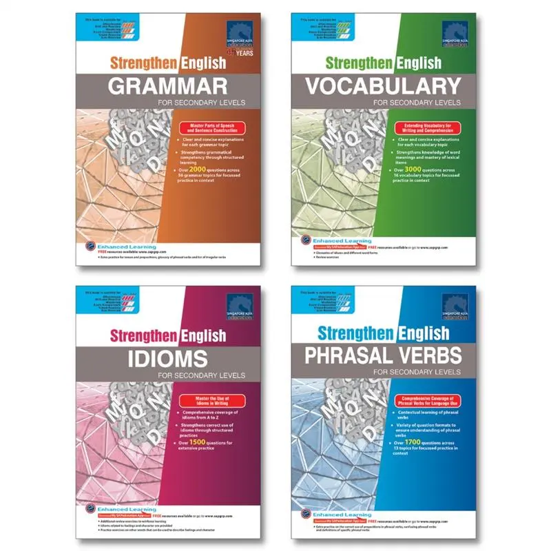 Casual Strengthen English Series For Secondary Level | Skill-based | Secondary English School Assessment Books - SAP