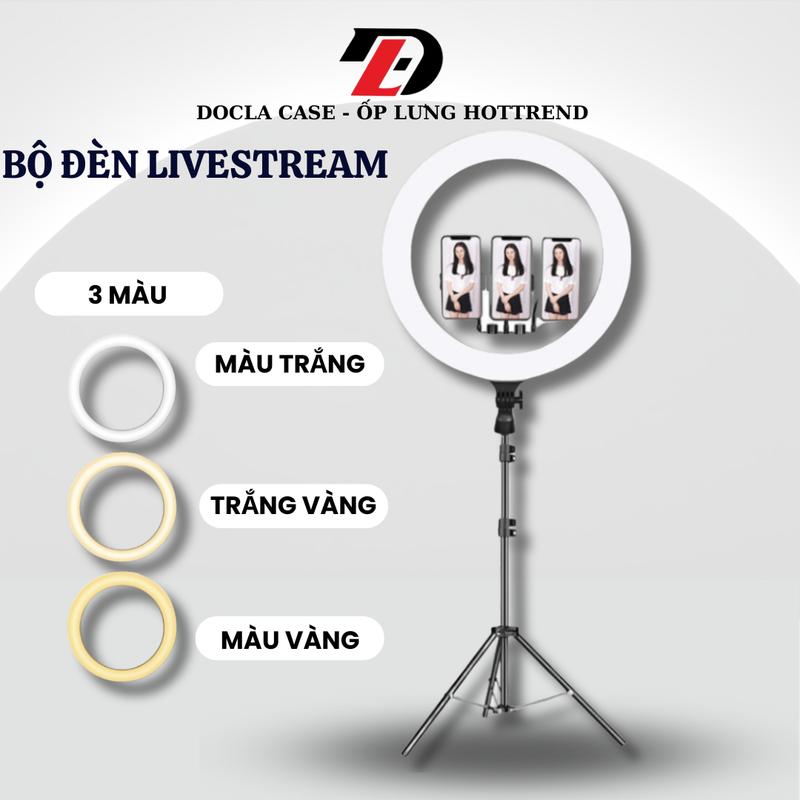 Đèn Livestream DOCLA CASE size 26cm 30cm 33cm 36cm Hỗ Trợ Quay Video, Chụp ảnh,…