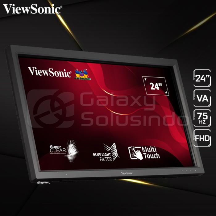 Gambar ViewSonic TD2423 24” VA 7ms 75Hz FHD IR Touch Screen HDMI Monitor dari GASOL KALIURANG Kota Malang Tokopedia