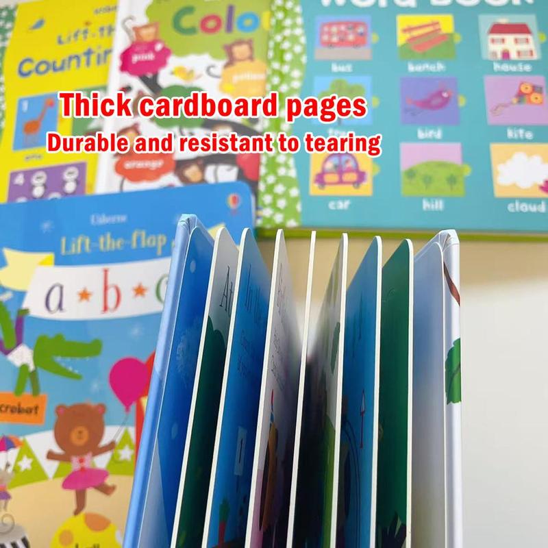 Product Introduction of Usborne Flap-the-Flap Series Books | Early Learning Children's Book | Number, Color, Word, Counting, Maths Learning 15