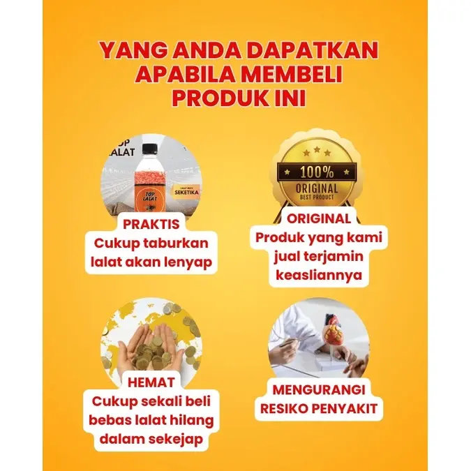 TOP LALAT BELI 2 DAPAT 3 Racun Lalat  Pembasmi Lalat 100% Ampuh Anti Lalat 1