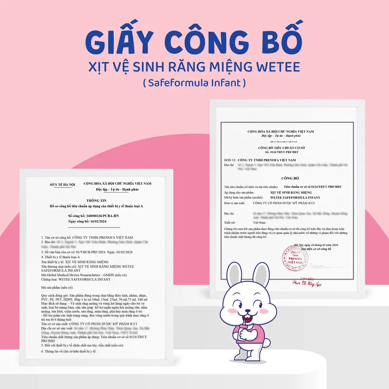[COMBO 2] Xịt Vệ Sinh Răng Miệng Wetee (Safeformula Infant) Cho Bé Từ 6 THÁNG TUỔI, Vị Ngọt, Hỗ Trợ Ngăn Ngừa Hôi  Sữa, Nấm Miệng, Hỗ Trợ Giảm Đau Trong Quá Trình Mọc Răng Của Trẻ 5