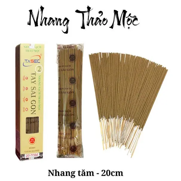 Nhang Sạch Tây Sài Gòn - Nhang Thảo Mộc - Nhang có tăm