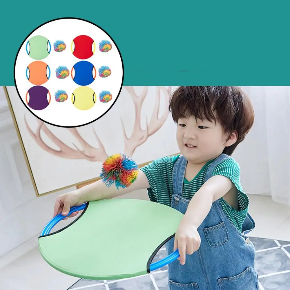 Outdoor Trampoline Paddle Disc Ball Indoor Garden Yard Game Sports Kids Toys