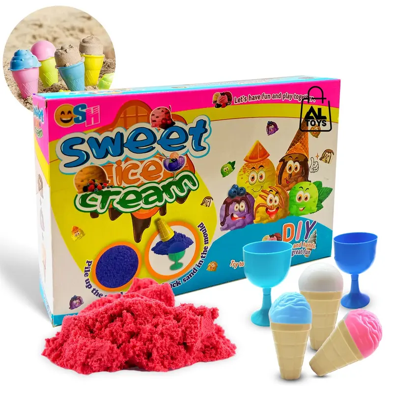 Mainan Pasir Ajaib Sweet Ice Cream - Mainan Anak-anak - Toys 0