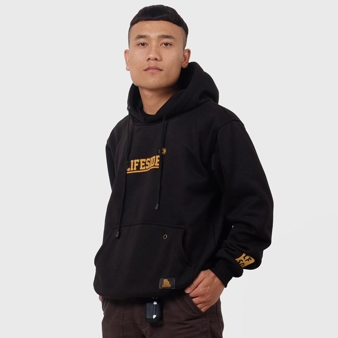 LIFESIDE- Hoodie Jumper Everyday Pria Wanita L XL XXL Beige 1