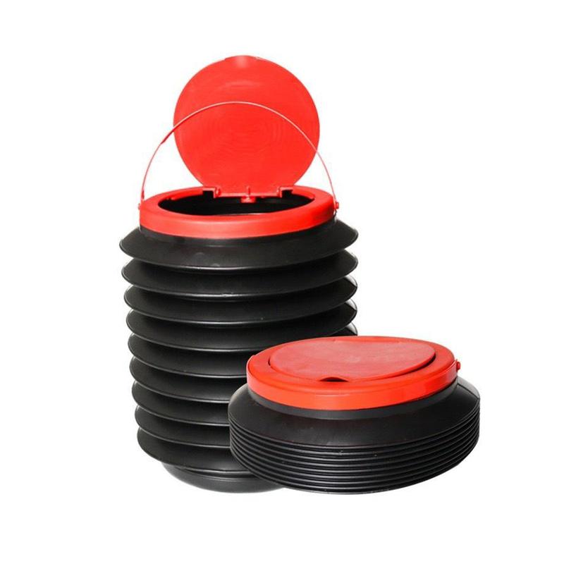 Thùng rác nhựa gấp gọn có thể co giãn để trên ô tô, văn phòng, nhà bếp Thùng Rác Đồng