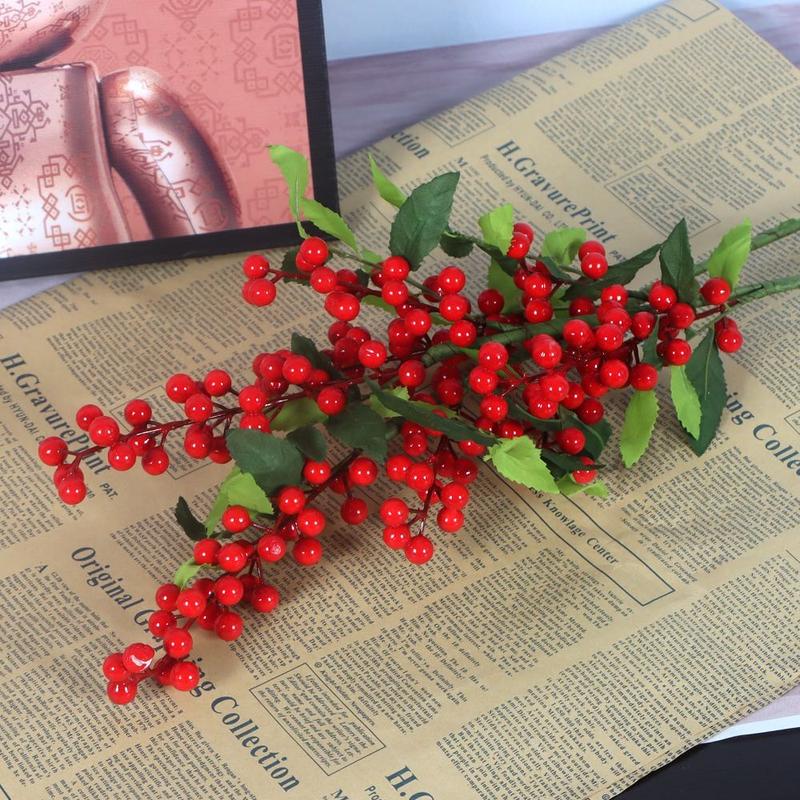 Hoa đào đông hoa giả cao 67cm , cành đào đông có lá xanh, cành hoa chery giả nhân tạo trang trí tết, noel, lễ hội chậu đào Decor