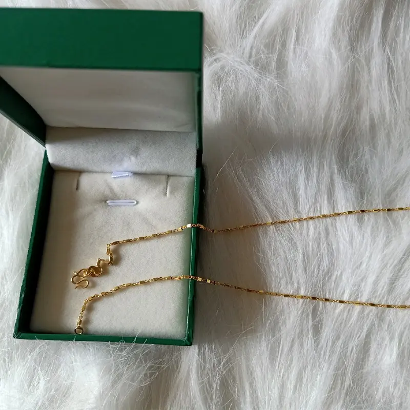 kalung lapis emas tanpa liontin 1