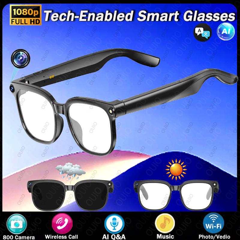 2026 New Smart Glasses 8MP HD Camera AI Voice Photo Video Recording Translation Long 290 Battery Music Waterproof Smart Glasses - Image 2