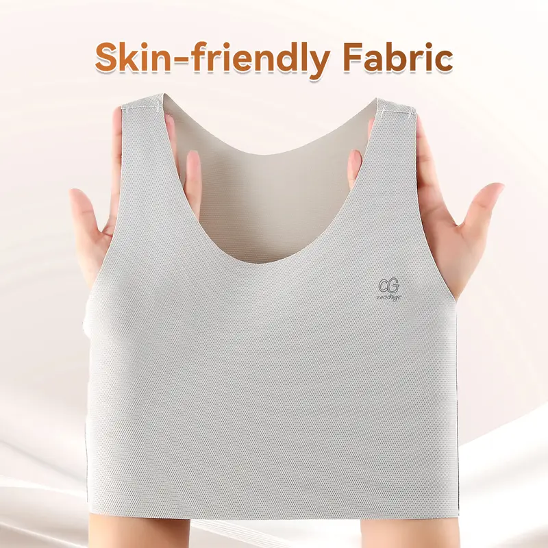 Dụng Cụ Đóng Ngực Tomboy, Liền Mạch, Định Hình Ngực, Đồ Quần Áo Thể Thao, Dụng Cụ Đóng Nửa, Dành Cho Phụ Nữ Ngoại Cỡ 3