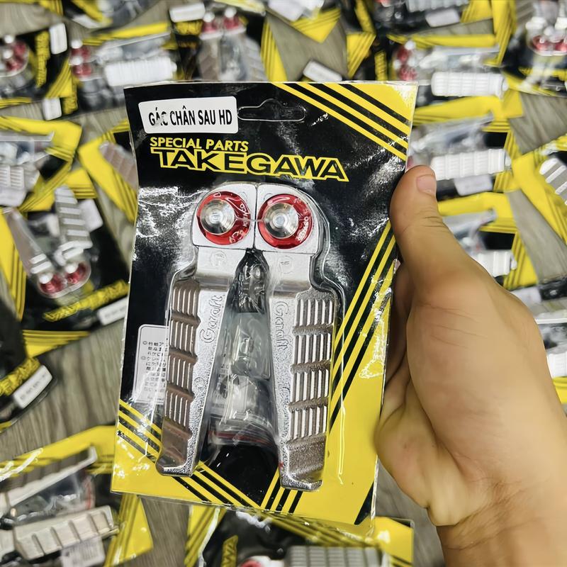 Gác Chân Sau TAKEGAWA TẶNG CỐT SALAYA Gắn Xe HONDA YAMAHA Dream, Wave, Fu Led, Vision, AB ,Nhôm Đúc Phụ Tùng