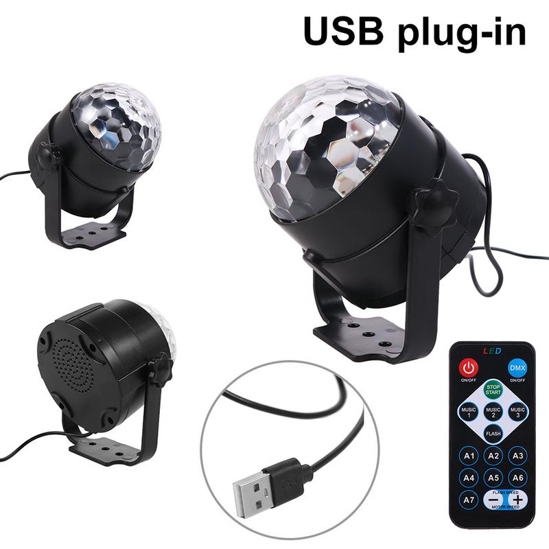 Trang trí đám cưới RGB Đèn LED sân khấu disco Điều khiển từ xa Đèn nhiều màu…