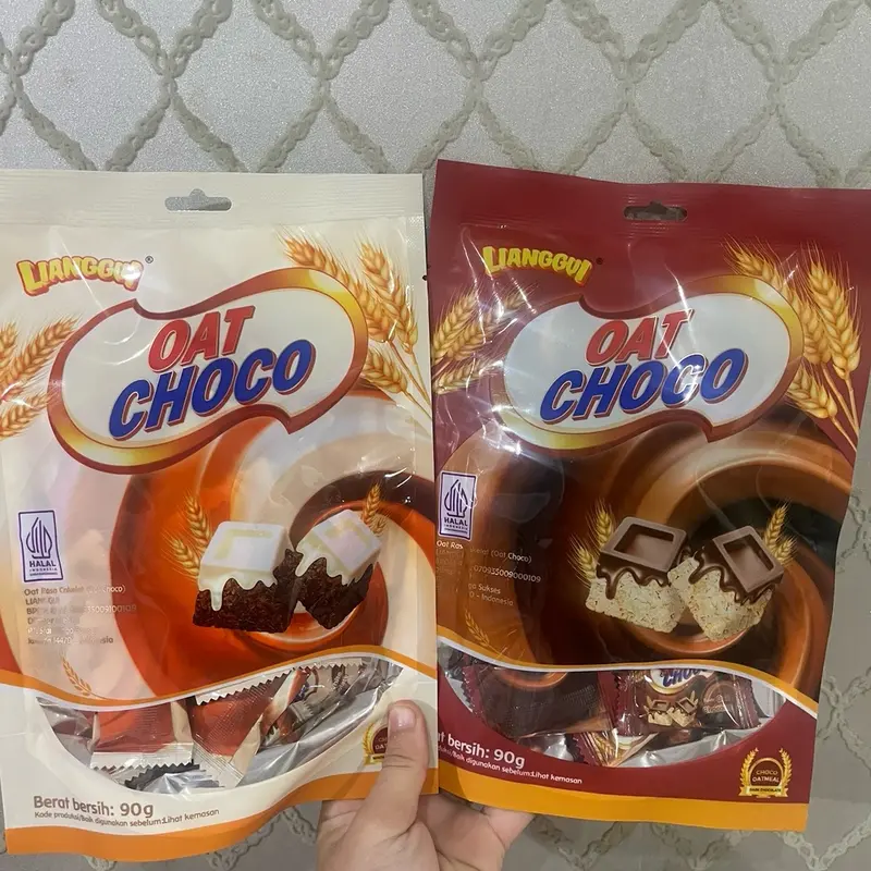 Lianggui Oat Choco 90g Oat Rasa Cokelat Lianggui Oat Choco Milk Choco Dark Choco Lianggui Choco Oatmeal 1