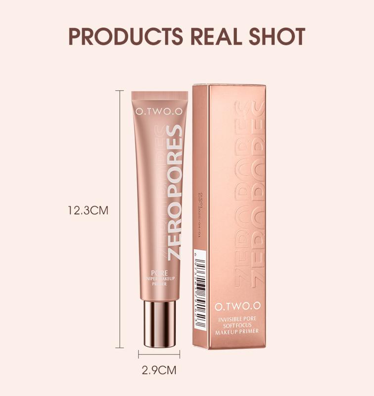 Product Introduction of O.TWO.O Full Coverage Foundation+Poreless Primer Face Makeup Set Base Face Cosmetics 2PCS/SET 24