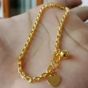 gelang tangan nuri titanium gold anti karat