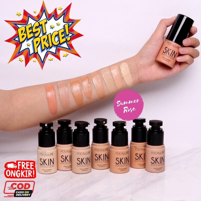 ORIGINAL BPOM FOCALLURE FA30 Full Coverage Oil Control Fluid Foundation Concealer Extract 1