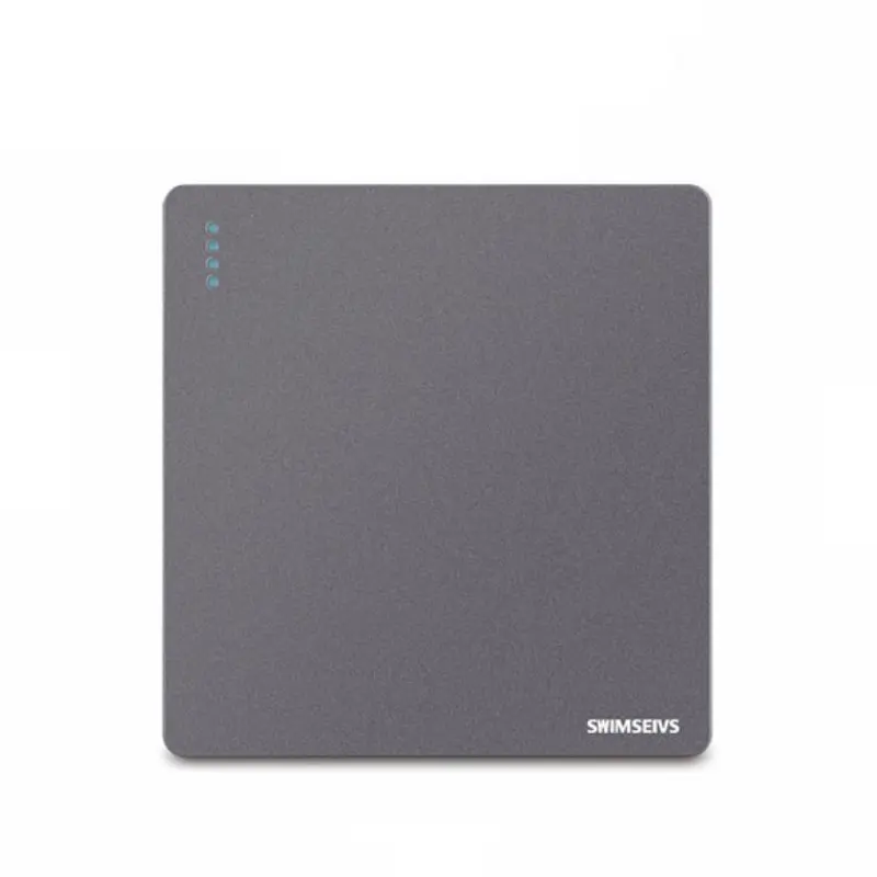 Dunia Lampu Saklar / Sakelar Lampu Emas Gold Brushed / Sakelar Lampu Abu Space Gray  1/2/3 Gang Electrical Switch Tembaga 6