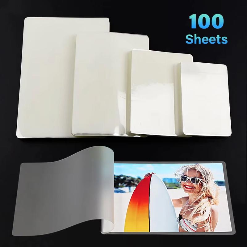 Product Introduction of somna New PET Laminating Pouches Glossy 3/4/5/6/7/8 Inch Thermal Laminating Film Transparent 60 Mic Plastic Film For Photo/Files/Card/Picture 9