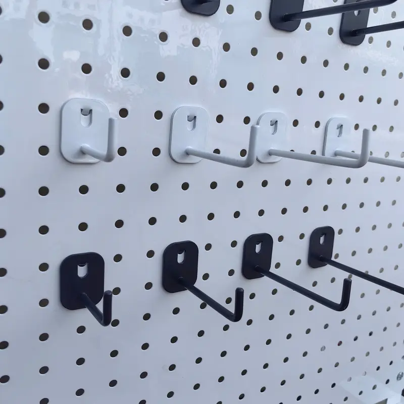 Móc 1 chấu HÌNH CHỮ NHẬT cài bảng Pegboard, Tấm tôn lỗ treo phụ kiện trưng bày Trang Trí Nhà Decor Phòng Decor 4