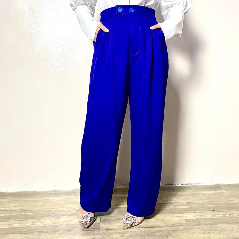 Rayya loose pants rayon all size fit to 75kg Kancing Karet Kulot Celana Wanita 0