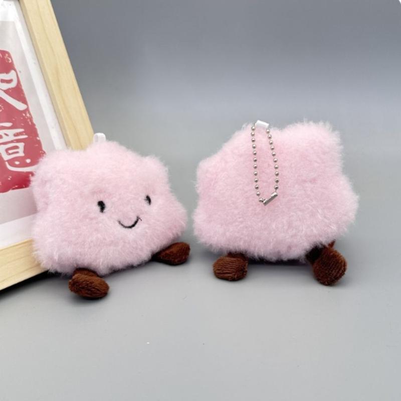 Mặt Dây Chuyền Đám Mây Nhồi Bông Dễ Thương, Viip, Đồ Chơi Nhồi Bông Mềm, Mặt Dây Chuyền Túi, Đồ Trang Trí Treo, Dây Chuyền Chìa Khóa Cặp Đôi, Phụ Kiện Túi 4