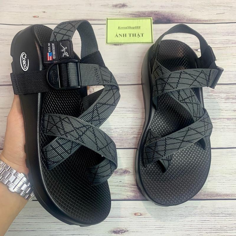Dép Xăng Đan Nam Nữ Chaco Quai Dù Đế Không Nhăn Lún Mã D65 8