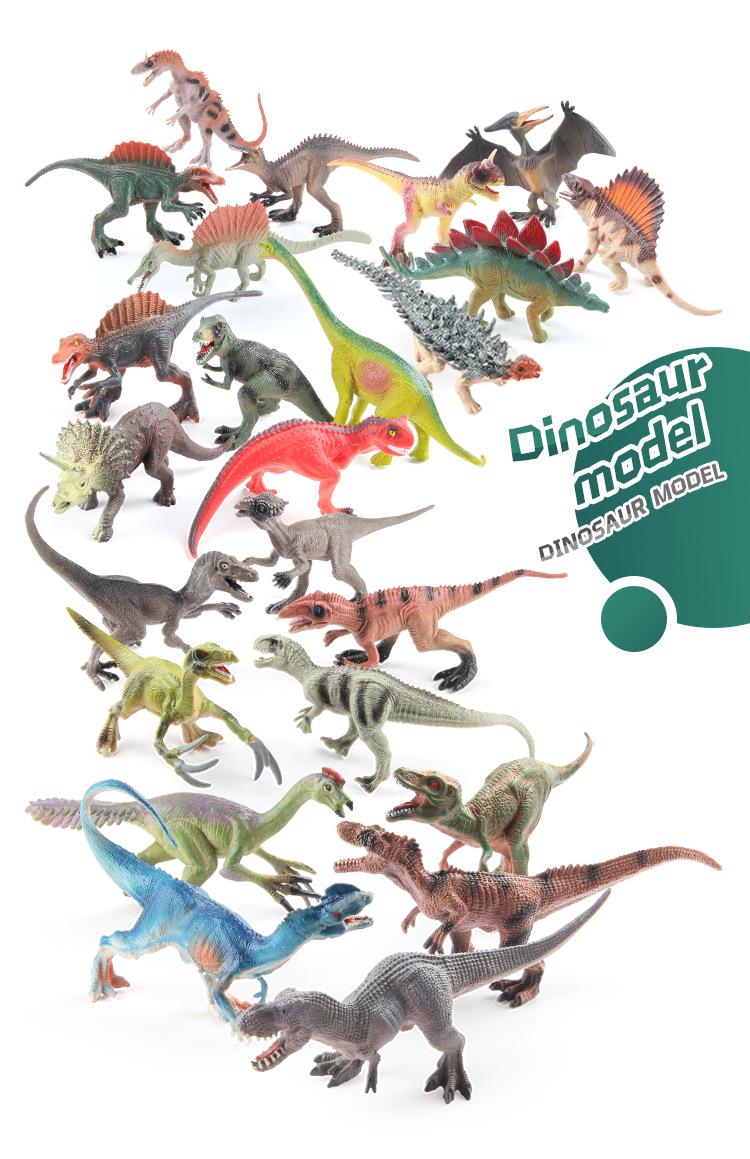 Product Introduction of Jurassic dinosaur model, kids toy, small dinosaur Model, multi Stegosaurus and Triceratops decoration, suitable for decoration, animal dinosaur theme 17