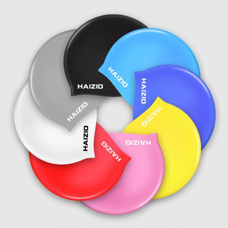 Mũ Bơi Trẻ Em, Dành Cho Tóc Dài, Chất Liệu Silicon, Thích Hợp Cho Bé Gái Và Bé Trai, Cỡ Lớn, Không Thấm Nước, [1-3 Giao Hàng] 4