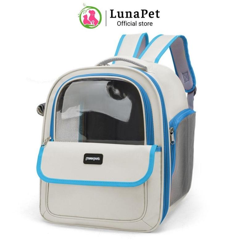 Balo vận chuyển chó mèo tiện lợi Luna Pet BL17- Balo trong suốt vận chuyển thú cưng