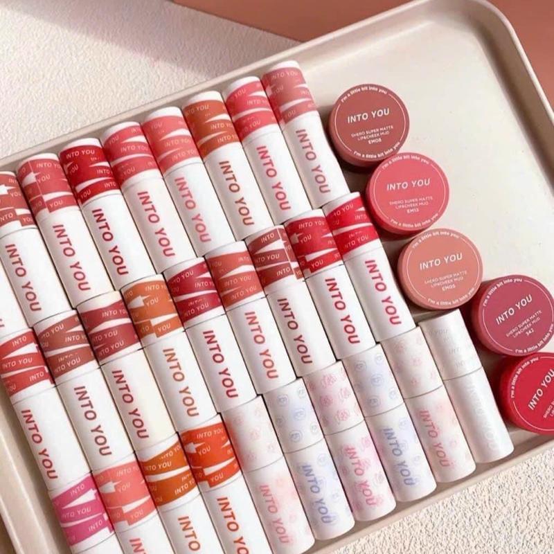 INTO YOU - Son kem bùn lì Into You Shero Super Matte Lip & Cheek Mud Nữ Cosmetic